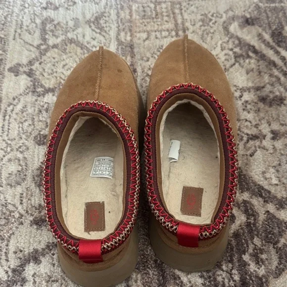 UGG TAZZ Brown Suede Slip-On Shoes - Picture 3 of 4
